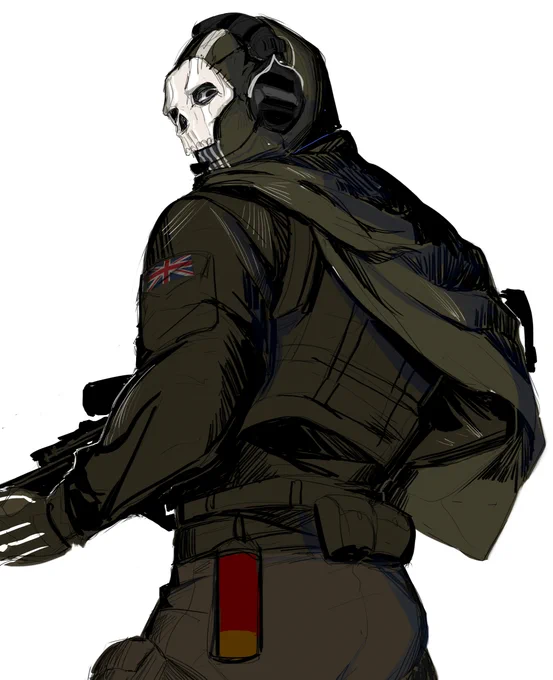 sketching this cutie~ #ghost #CoD 