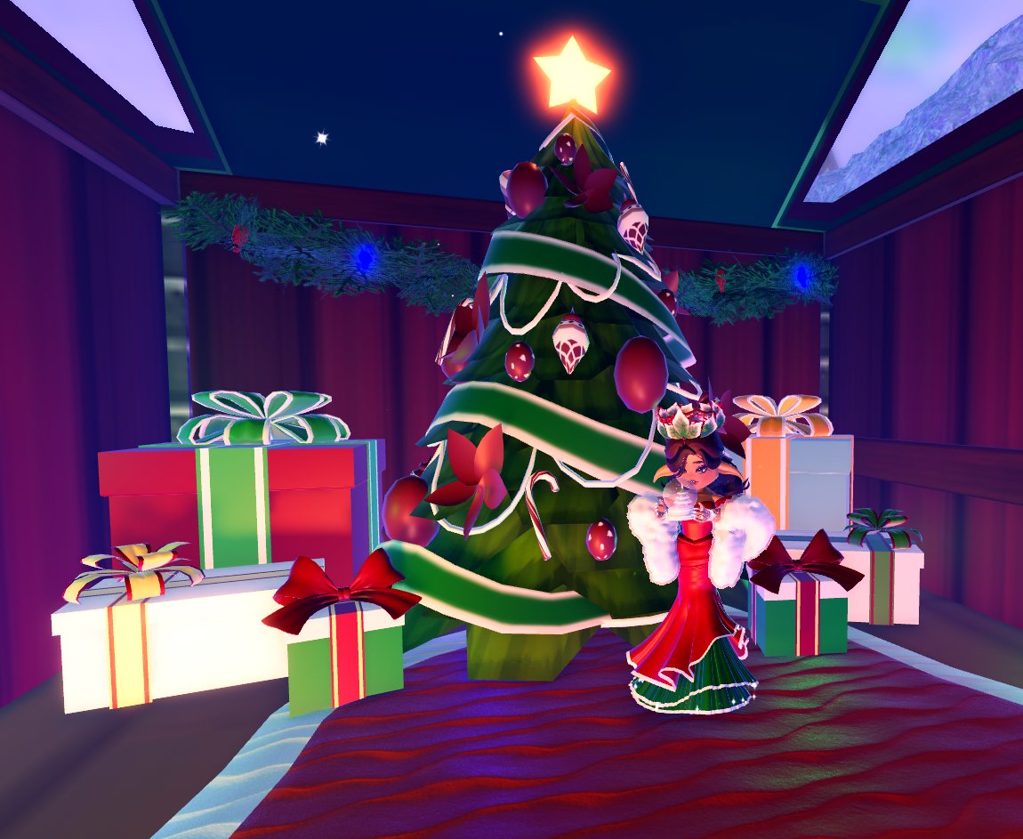 nothing_mars's tweet photo. If I were to say one this is that before I went to the fountain, I sent a letter to Santa asking for a halo for the holidays in exchange for some milk and cookies, I guess the fountain lady likes cookies ;3
#royalehigh #RoyaleHighHalo #royalehighupdate #royalewinter https://t.co/rtFLtFK3qq