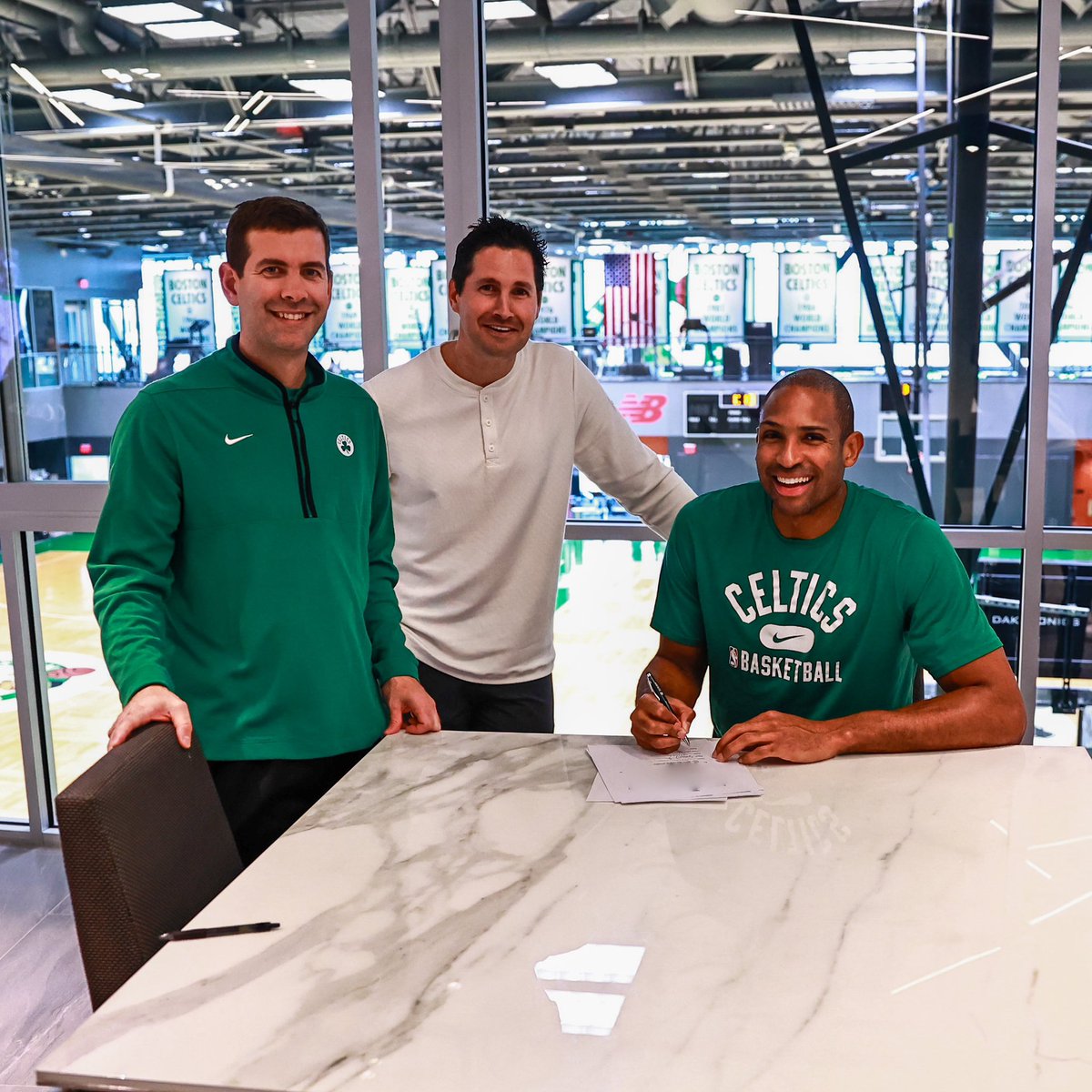 Al Horford on Twitter "Go Celtics!!!!!!! Grateful ☘️💚😃"
