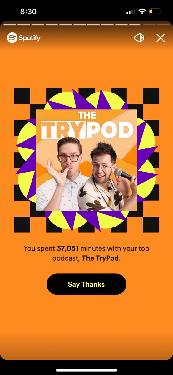 AEShorten's tweet photo. 37 051 minutes of listening to the TryPod this year… thanks for getting me through all the long nights as a new mom! @tryguys @korndiddy @KeithHabs @EugeneLeeYang https://t.co/t9CbwzcTTW