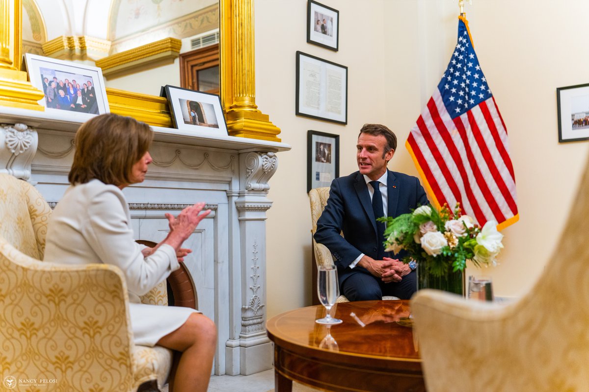 It was my privilege to welcome President <a href="/EmmanuelMacron/">Emmanuel Macron</a> back to the United States Capitol. 

Since our founding, America has taken great pride in our friendship with the French people — one of our oldest and most treasured alliances.