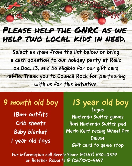 NewtownGOP's tweet photo. Republican Club Holiday Charity Drive - https://t.co/2YXIZ8eyiM https://t.co/BeVa0C94Np