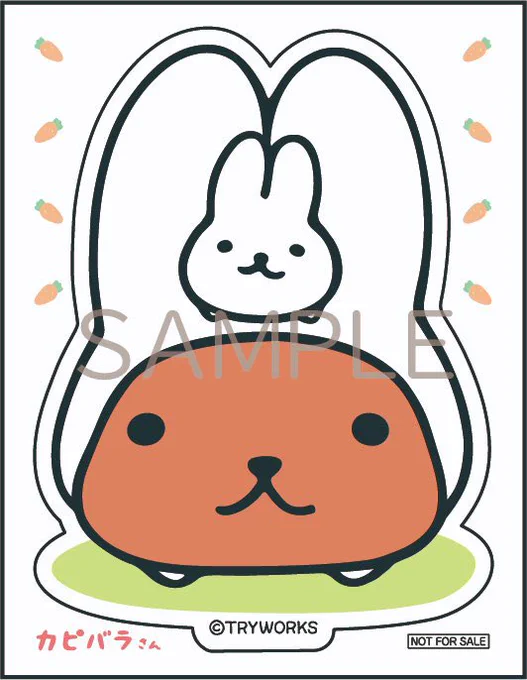 本日よりイオンレイクタウンmoriにてカピバラさんポップアップショップ開催中税込1,000円以上お買い上げで干支うさぎステッカーももらえますよお近くにお越しの際はぜひ遊びに来てくださいね 