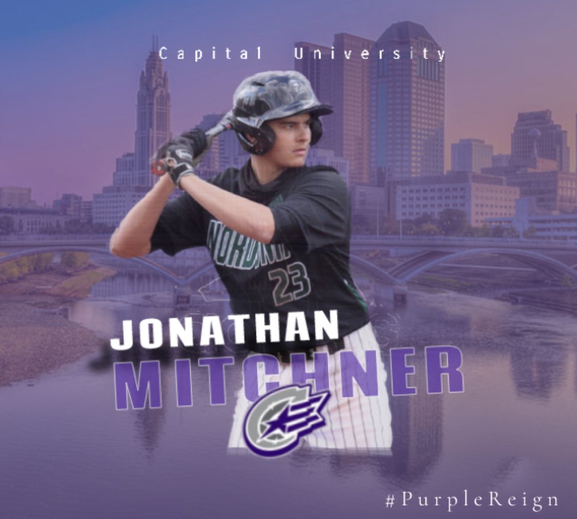I'm very excited to announce l'm continuing my academic and athletic careers at Capital University! Special thanks to my parents, coaches, teammates, and friends that helped push me to where I am today! #PurpleReign <a href="/knight_baseball/">Nordonia Baseball</a> <a href="/Cap_Baseball/">Capital University Baseball</a> <a href="/ReleaseBaseball/">Release Baseball</a>
