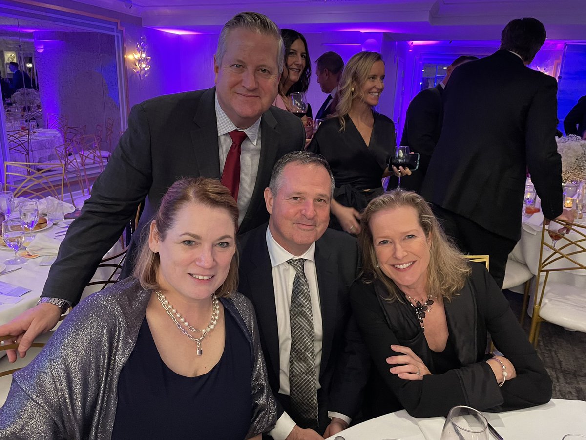 Enjoying a night out with collegues raising money for cancer care!
##stonybrookstrong