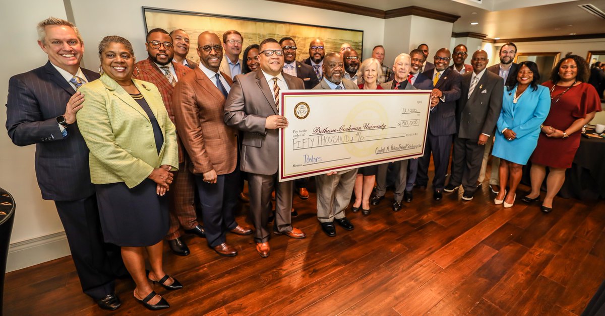 bethunecookman's tweet photo. Central Florida Pastors Endowed Scholarship 
#HailWildcats #WildcatsNation #PrayersforSuccess #promiseforthefuture https://t.co/VMJdoqQcWI