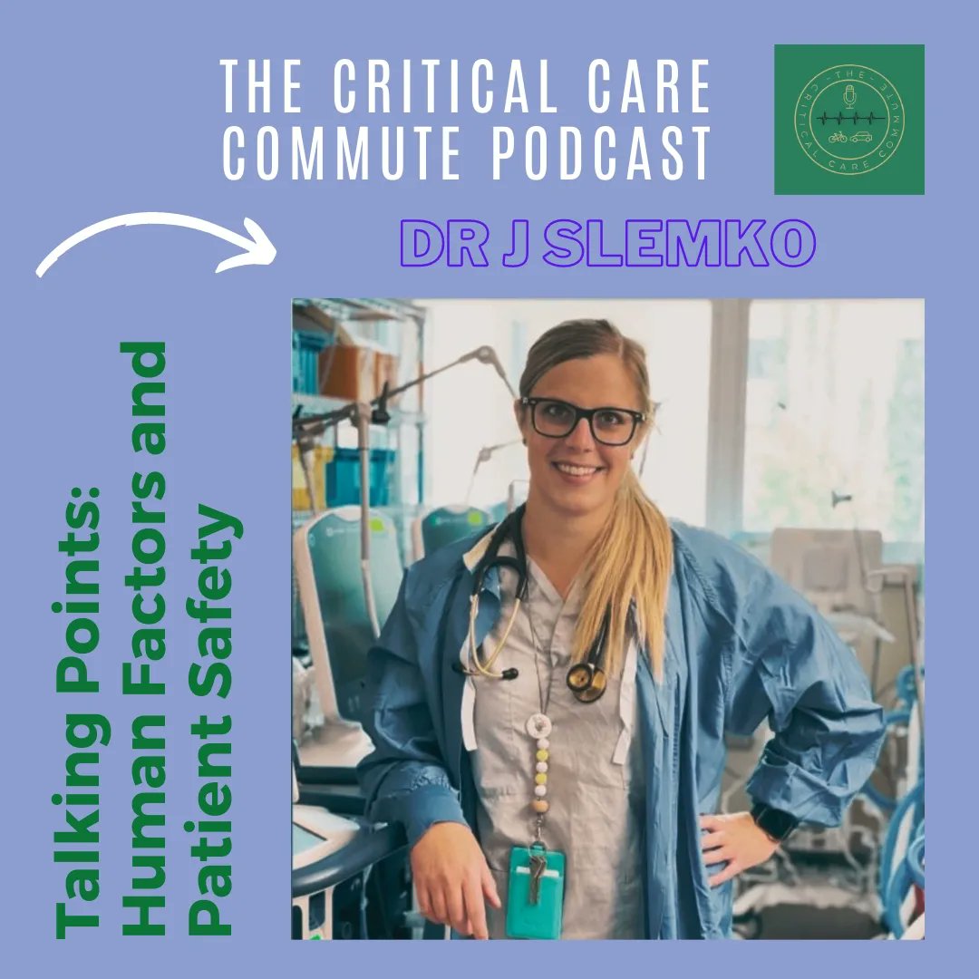 CriticalCommute's tweet photo. Check out the talking points from our last podcast with @JeezySlemCCM talking on Patient Safety and Human Factors. https://t.co/26fYkjNNyd
