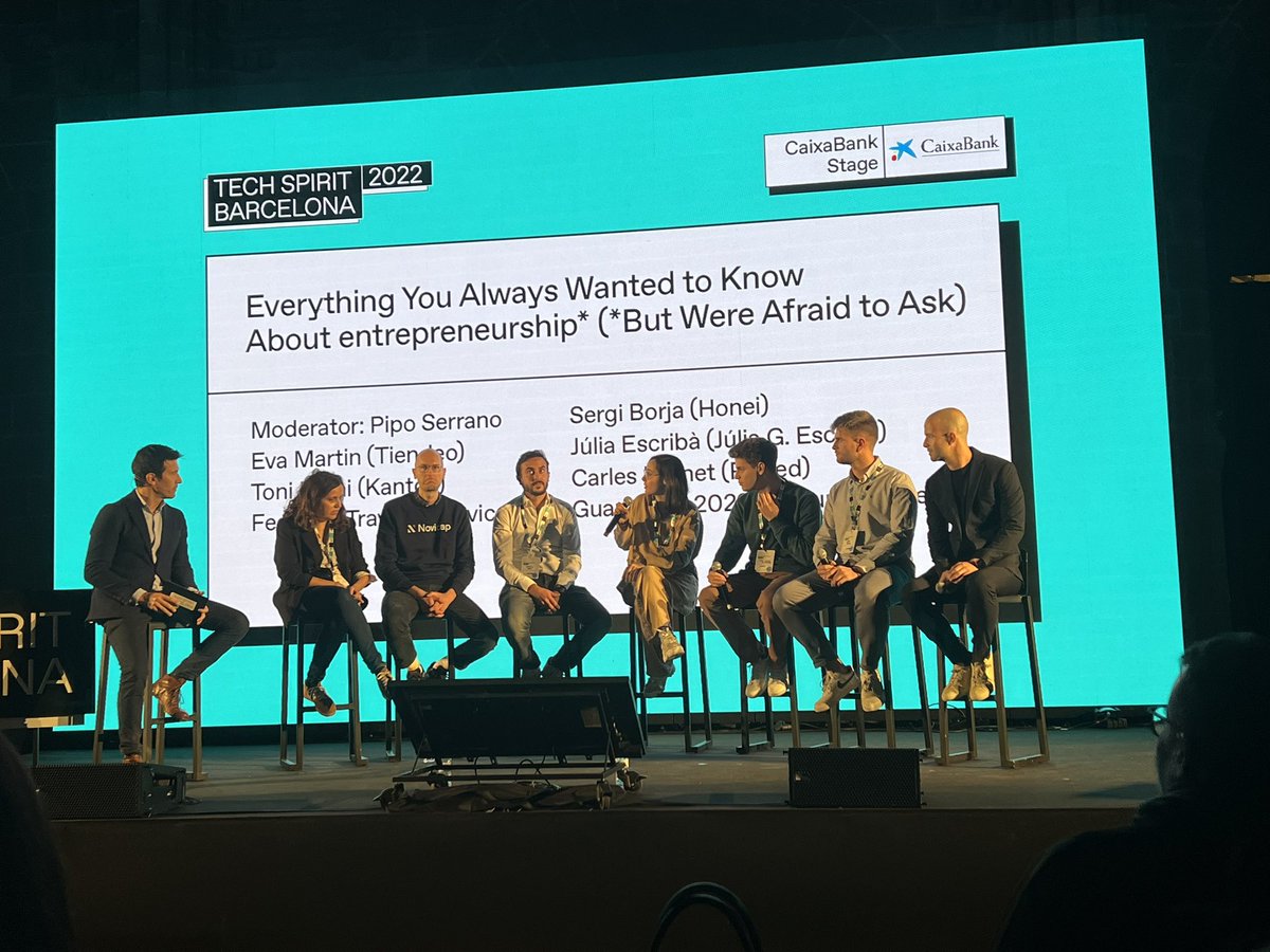 Learnings from our local heroes for our young entrepreneurs:

Be resilient 
Surround yourself with the best at each stage of the journey
Learn from the mistakes
Keep your mood as stable as posible
Be long-term focused
Make it matter.. and enjoy the trip!

Congrats #TechSpirit2022