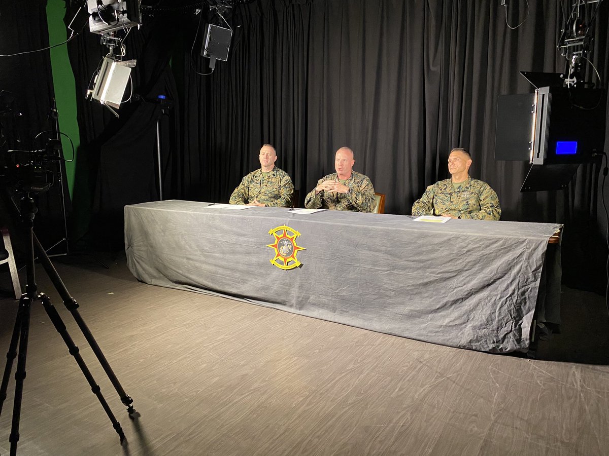 2ndMLGCG's tweet photo. #TeamMLG Sergeant Major, Command Master Chief, and I are excited to conduct our first virtual town hall with all of you! Thank you for your questions and comments. Stay tuned! https://t.co/qyCHzCp4Rh