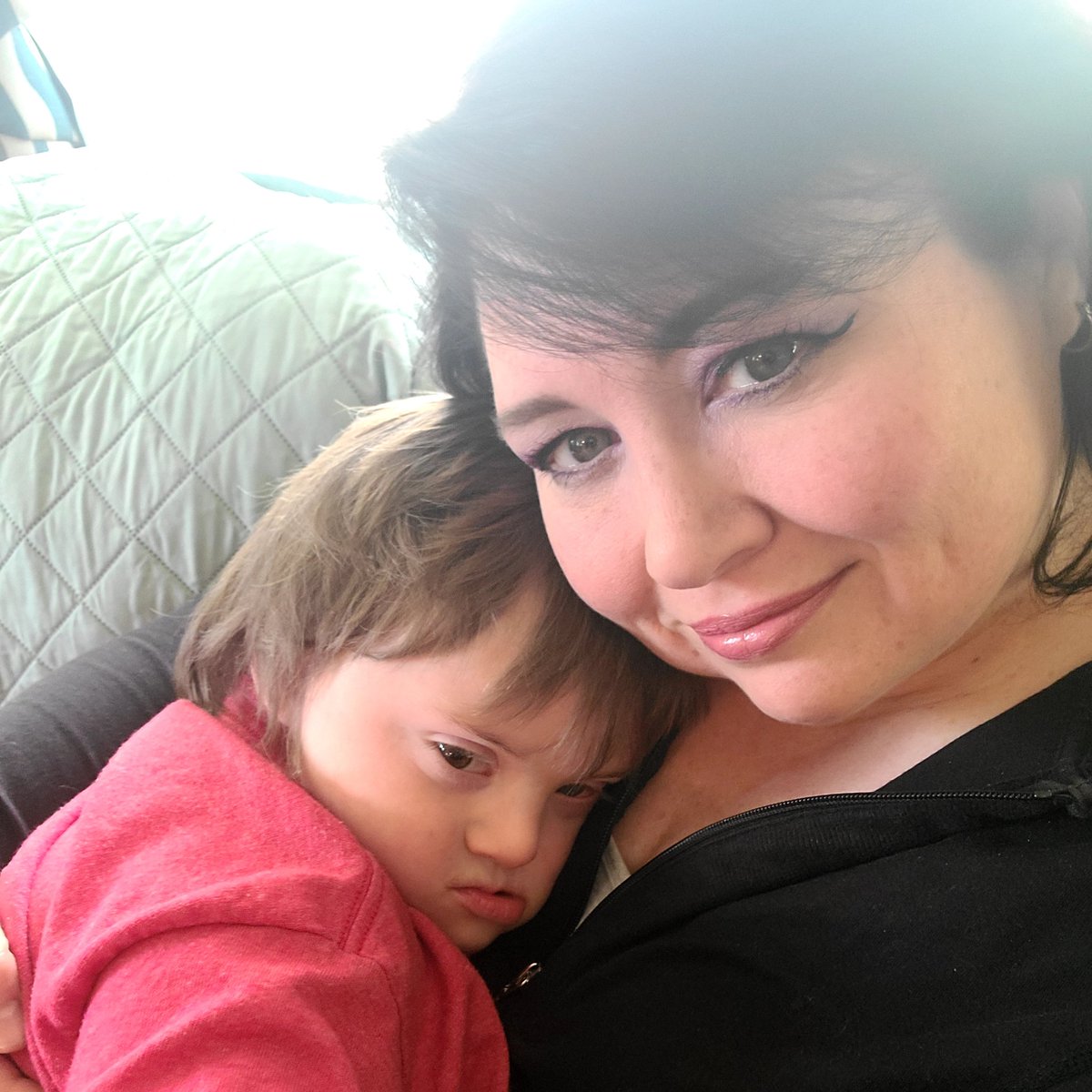 harukasan73's tweet photo. Joseph doesn't feel good today, so Thursday goodbye is a little different... Feel better soon bubby. Miss you so much. 💔
#lifeisbetterwithyou
#DownSyndrome https://t.co/dEFr1C0cPw