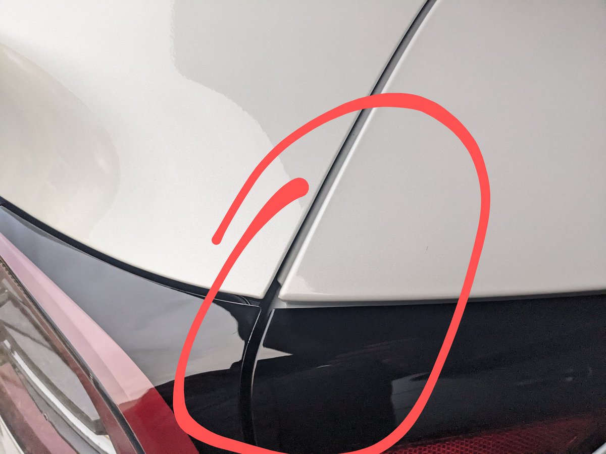 ricoo's tweet photo. @elonmusk Took delivery of my new Tesla Model Y at the Colma, Ca delivery center. I've never been sick to my stomach to be rushed out the door in a brand new car with cosmetic defects for a car I paid $66k cash. All I ask is to have a brand new car with no defects 😥. https://t.co/1jfJakqfvE