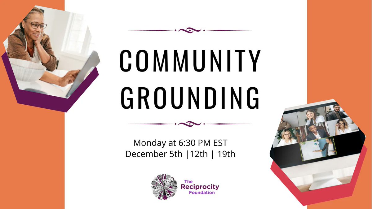 Join us Monday evening at 6:30 PM EST for our FREE Community Healing &amp; Grounding. Heal in an open community, all sessions are free and everyone is welcome to join us for sharing, calming meditation, and group healing.
Register: buff.ly/3TMiV0u

#healing #community #share