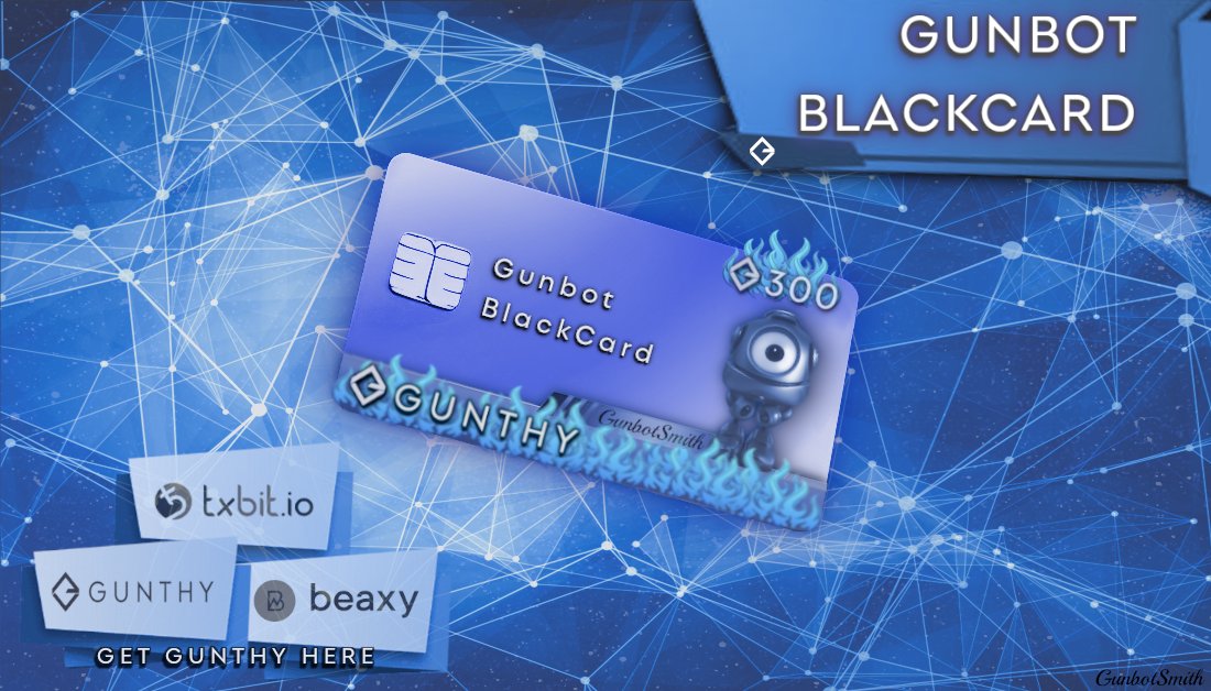 GunbotSmith's tweet photo. #Gunbot Blackcard
Buy, Burn and Learn.
Buy #Gunthy tokens. Burn #Gunthy tokens. Learn how ultimate can help your #cryptotrading with a 30 day trial or license upgrade perks.
Learn more at https://t.co/WsxxsTPhWM https://t.co/o7r5Uo8iDh