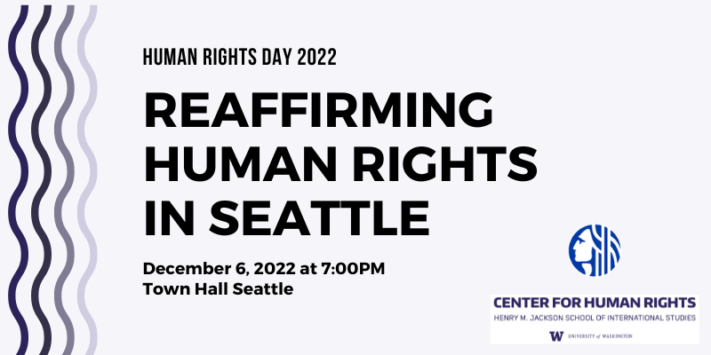 University of Washington Center for Human Rights tweet media