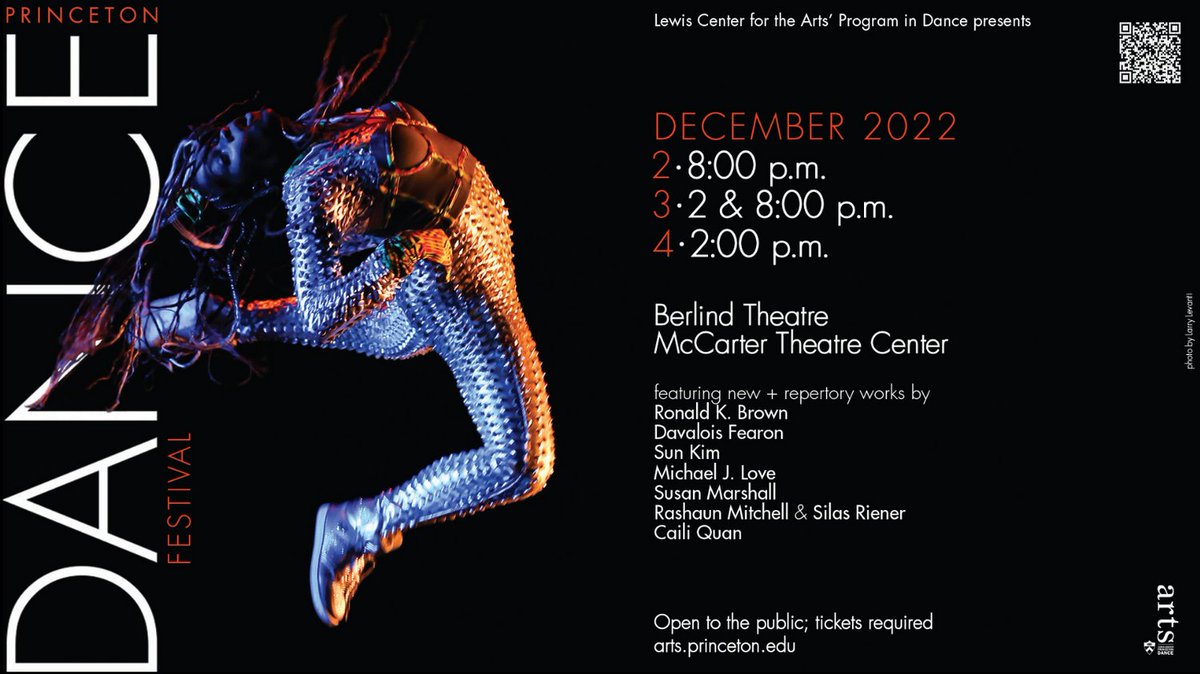 2022 #PrincetonDanceFestival 12/2 - 12/4 on <a href="/McCarter/">McCarter Theatre Center</a>'s Berlind Theatre stage; get your tickets now: bit.ly/3GPryUL
#LewisCenterfortheArts #PDF22 #NJStage #PrincetonDance #PrincetonU