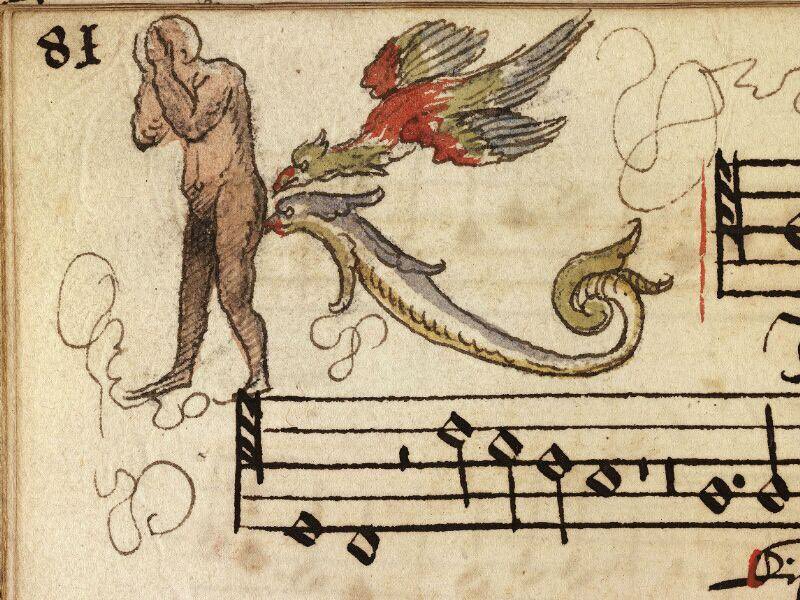 letter k, bruges, 16th century