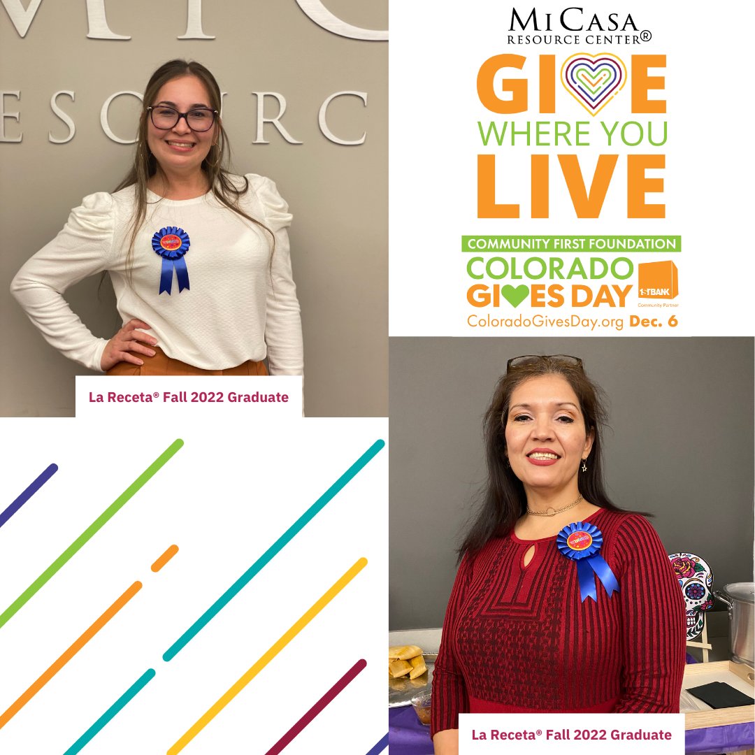 It’s officially December & that means #ColoradoGivesDay is just 5 DAYS AWAY! Your gift to Mi Casa can change the life of a mother in Denver looking for a new career, or an entrepreneur ready to start their first business. Make an impact! #donatetoday at: bit.ly/3UiAx4h