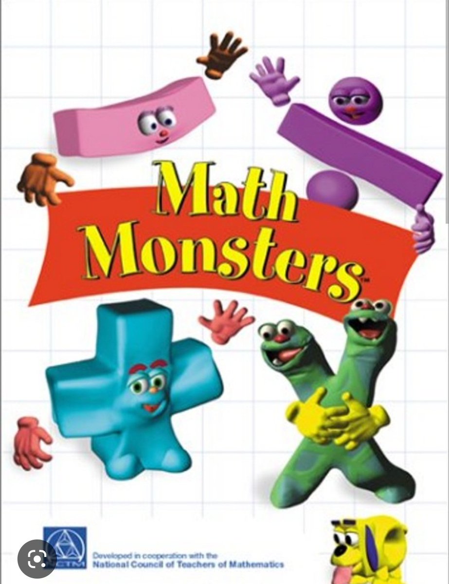 pisssss76283's tweet image. Math monsters, I am not the only fucking person who remembers it #mathmonsters
