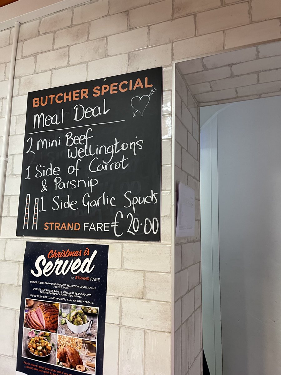 berniemahon's tweet photo. An easy &amp; delicious dinner from The Strand #Sandmount #dublin over cooked the beef wellington a bit but still melt in the month … 20 euro well spent and better then a takeaway https://t.co/8hkrBEcNey