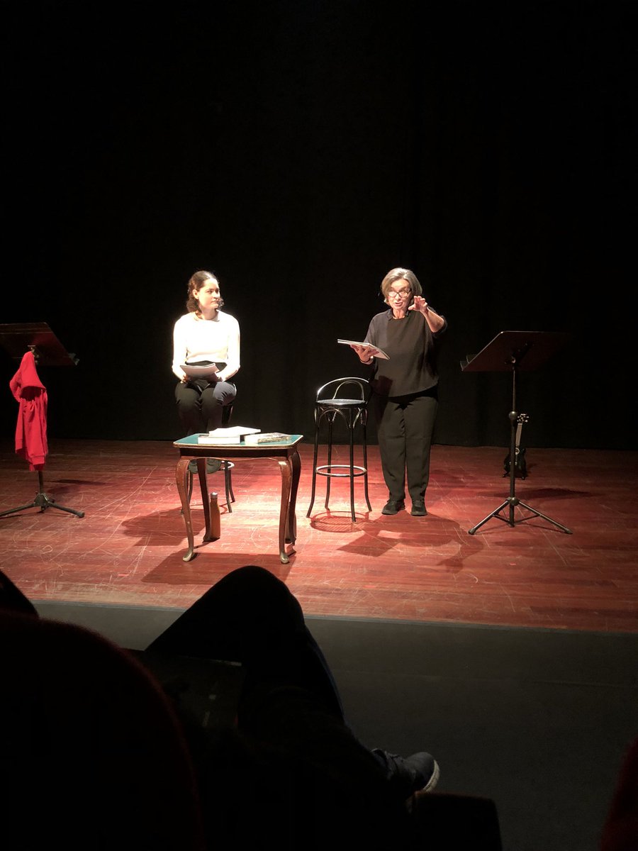 amoraescena's tweet photo. #Contrallums, de @QARSTEATRE al @TeatreMicalet: escoltar la Víctor Català/Caterina Albert. Un plaer. #aneuhi #totselscontes https://t.co/4doL2qSk5W