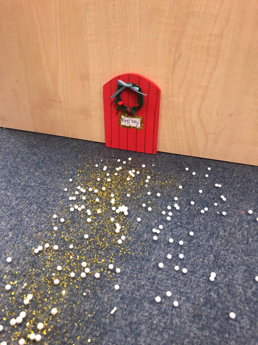 WSHacademy's tweet photo. It would appear that a troop of elves have arrived at Witham St Hughs Academy! We wonder if they might be getting up to some cheeky tricks as they keep an eye out in our classrooms, and report back to the North Pole! #ElfInTheClassroom #Joy https://t.co/FmX6pGrbhg