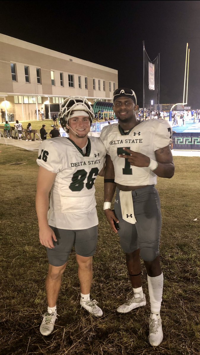 RealHerber's tweet photo. Congratulations to Delta State’s own, Nicholas Melsop, @PShegog7_ &amp; @nickkherber for being selected to the All Super Region Two team! https://t.co/irYTpGDwK2