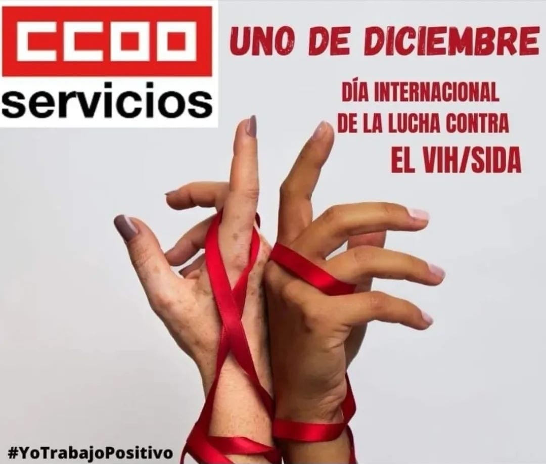 CCOOUnisono's tweet photo. 1DICIEMBRE DÍA INTERNACIONAL DE LA LUCHA CONTRA EL VIH/SIDA

#YoTrabajoEnPositivo

#1DDíaInternacionalDeLaLuchaContraElVIH/Sida
#ContactCenter 
#CCOOSiempreContigo 
#CCOOElPoderDeCambiarLasCosas https://t.co/Whgh5gUDza