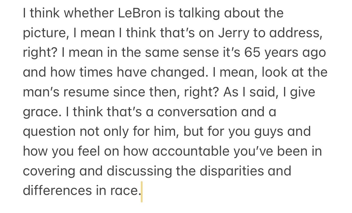 toddarcher's tweet photo. Dak Prescott when asked about LeBron James’ comments surrounding race and the 1957 photo of Jerry Jones. https://t.co/UiI57SEpLF
