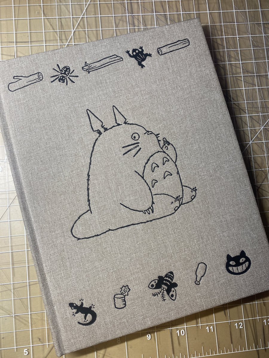 Alexei5000's tweet photo. I got a new sketchbook from Studio Ghibli to practice. https://t.co/PntBlNL9tL