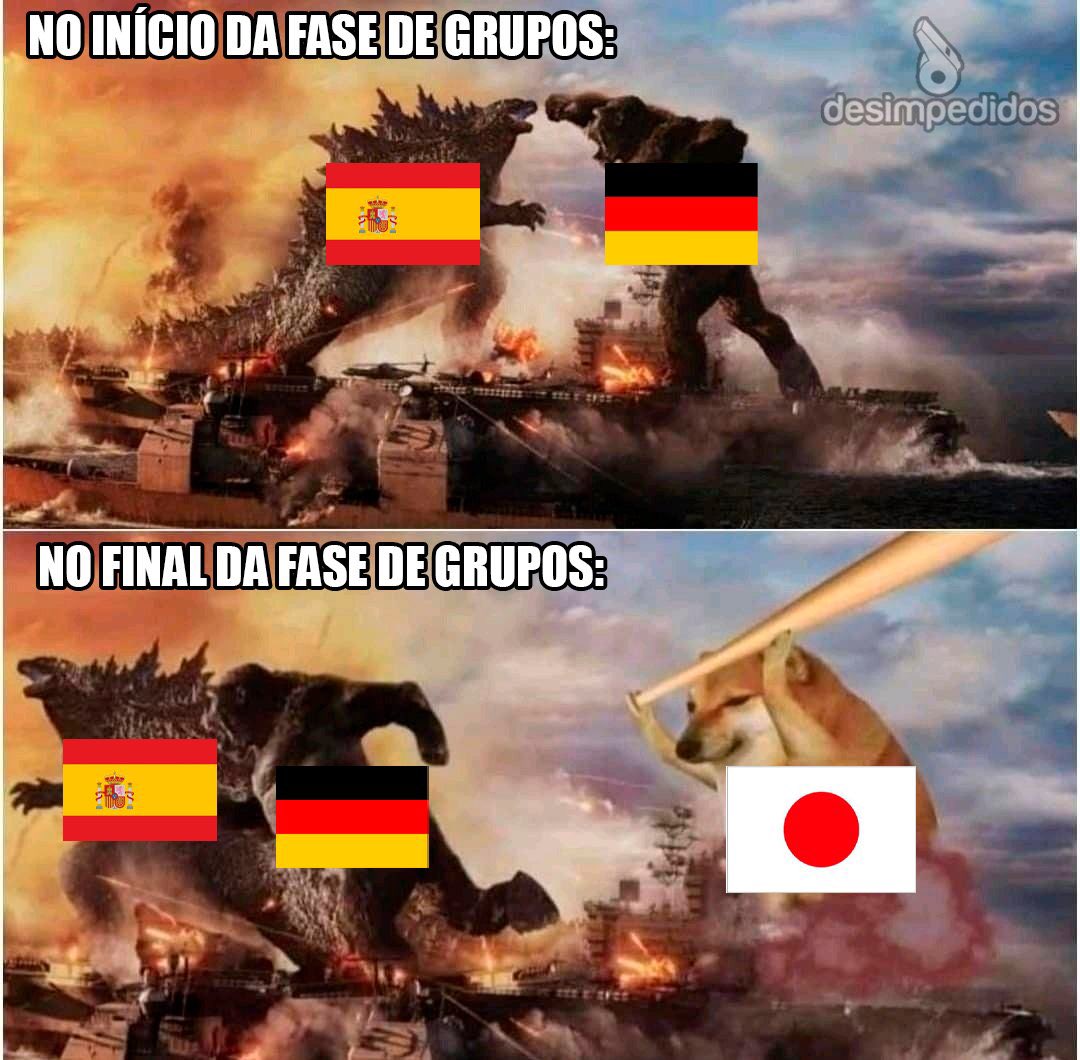 diaadiajp's tweet photo. “COITADO DO JAPÃO, MAS SÓ DE PARTICIPAR DA COPA TÁ VALENDO”
O Japão:

Crédito: desimpedidos https://t.co/Nk5lFdy19h