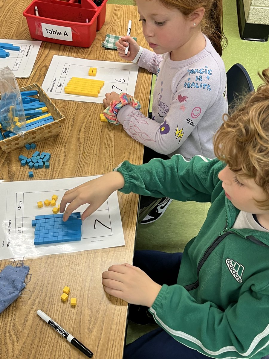 qrbryant's tweet photo. Investigating place value! #qrspride https://t.co/9r2aYgjken