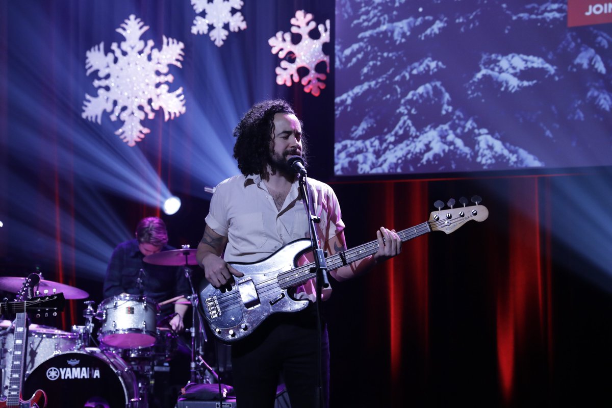 Our special musical guest <a href="/jeremiealbino/">Jeremie Albino</a> has been joining us all show long for Sounds of the Season.

Sounding incredible!❄️