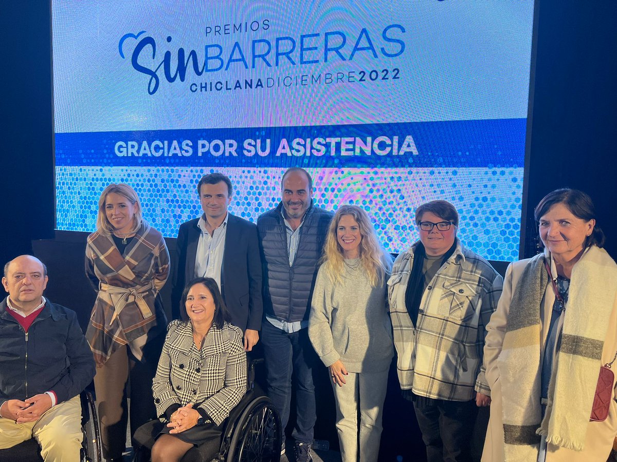 Hoy hemos celebrado la II edición de los Premios 'Sin Barreras'. Enhorabuena a los galardonados. Estaremos aquí el 3 de diciembre #diainternacionaldeladiscapacidad y siempre. Gracias a los compañeros de partido por volcarse con el Foro 'Sin Barreras'.