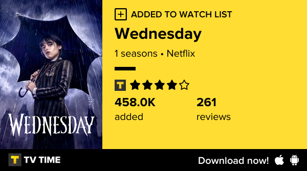 DdarkM's tweet photo. I've just started following Wednesday https://t.co/sBmTVwaYif #tvtime https://t.co/ZLeqfBvCjy