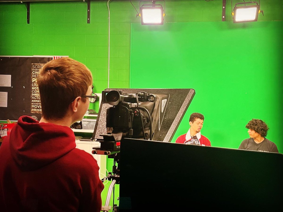 Our <a href="/FMMSHS_CTE/">Fort Meade Middle Senior High School CTE</a> Digital Video Tech students are getting green screen ready! 💚🎥 <a href="/FMMSHS/">Fort Meade Mid/Sen</a> <a href="/PolkAcademies/">Polk Academies</a>