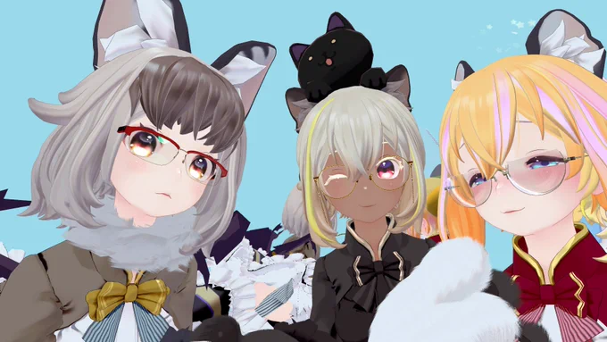 アフターキタリナQ、NecoMaidちゃんスペシャルメガネ盛り。 