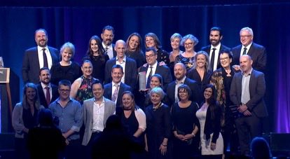 The NSW Health Awards last night recognised the team ⁦@NSWHealth⁩ Telestroke service established two years ago saving more than 3000 people from permanent disability or death through world’s best practice, fast diagnosis & immediate treatment . Gold standard. Thx to all!