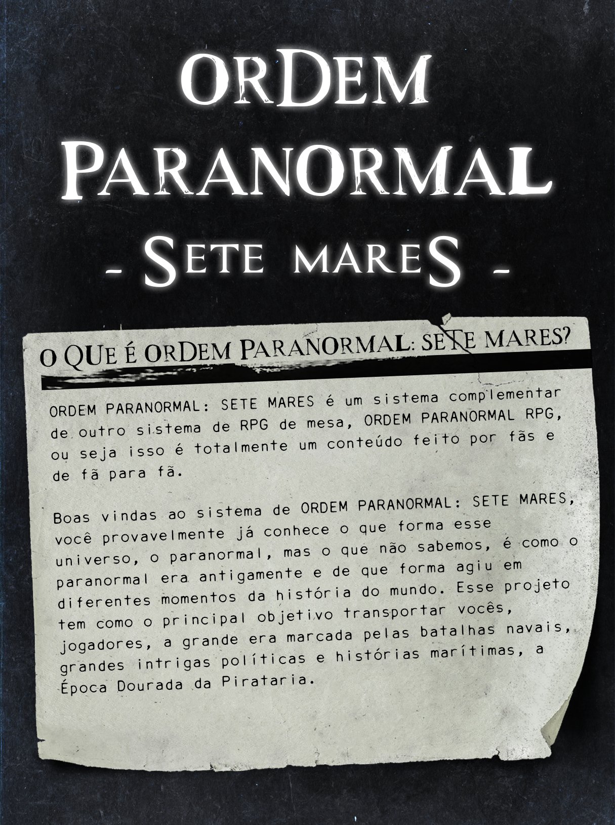 Sistema Ordem Paranormal, PDF, Humano