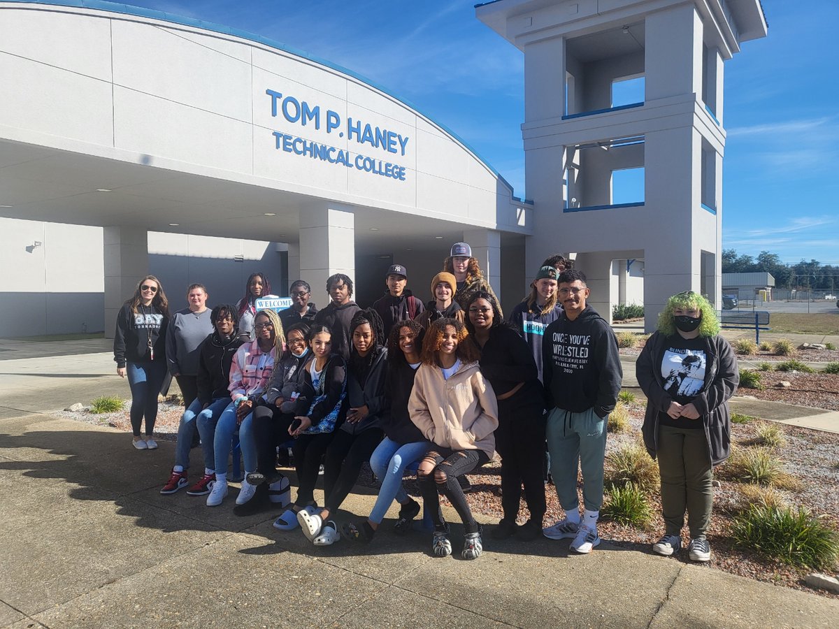 Bay High School - Panama City, FL students were out touring our campus today.  We always enjoy showing off the awesome programs we have at Haney.  We look forward to seeing some of the students enrolled soon.  Go Tornadoes