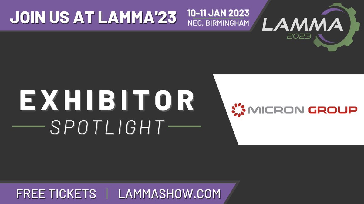 #LAMMA23 cannot wait to welcome <a href="/MicronSprayers/">Micron Sprayers</a>, who will be showcasing the Varidome band sprayer. Tickets are FREE so make sure you grab yours 👉 bit.ly/3gTnJU6