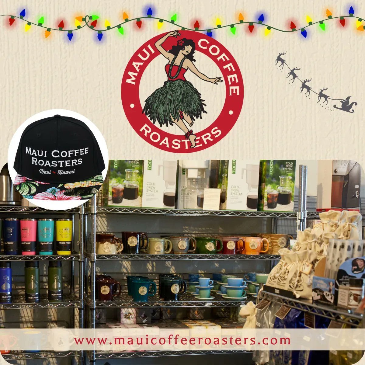 The Maui Coffee Roasters logo always brings a smile! Our logo merch is adored by everyone. You can’t go wrong with a mug, hat or tumbler. It’s classic and will be loved for years to come. Order online or come to our cafe.  Order at mauicoffeeroasters.com

#mauicoffeeroasters