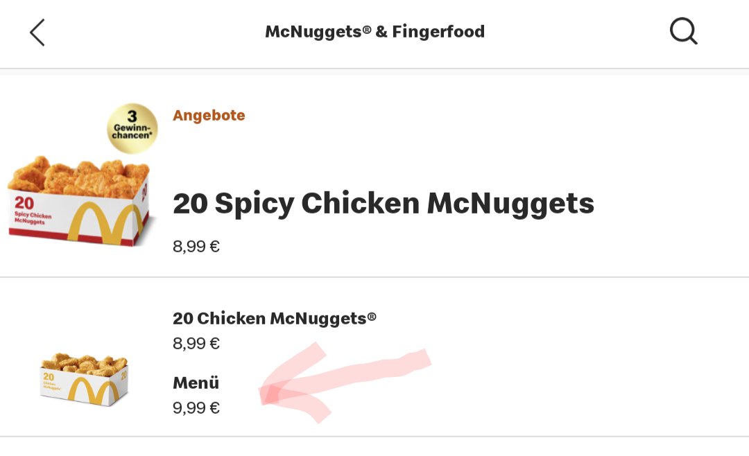 myPixel10's tweet photo. McDonald's Weihnachts Abzocke, seit neuen kostet ein Menü mit Gutschein mehr wie ohne Gutschein WOW @McDonaldsDENews #abzocke #McDonalds #Gutscheine  9,99€ ohne Gutschein, 10,99€ mit Gutschein! https://t.co/xT1fsTJCrU