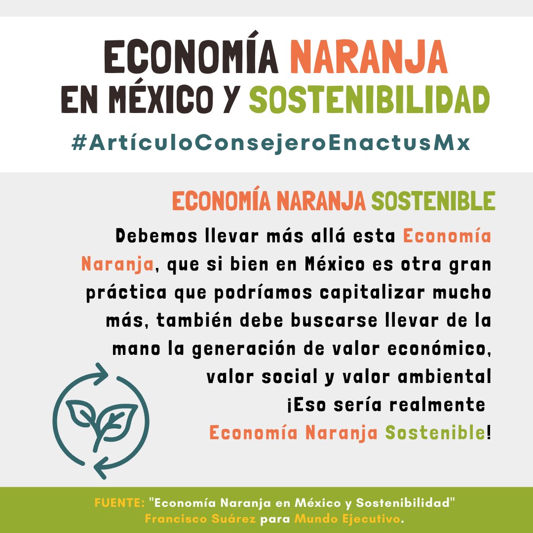 ¿Sabías que la famosísima peli del Titanic se grabó en playas mexicanas? Pero ¿y eso qué tiene que ver con la Economía Naranja? O mejor dicho ¿qué es la Economía Naranja? Todo esto y más en el Artículo de nuestro #ConsejeroEnactusMx ➡️ bit.ly/3tYhSQ7