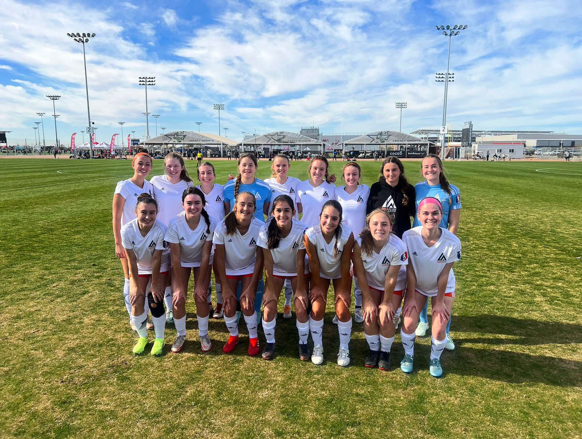 LATDPElite's tweet photo. We are off to a smashing start with our U17s capturing a 2-1 victory. 

Elise Ford bagged a pair of goals to open our appearance at the #GAWinter showcase. 🐐🎯 https://t.co/WZrGmDO7Ok