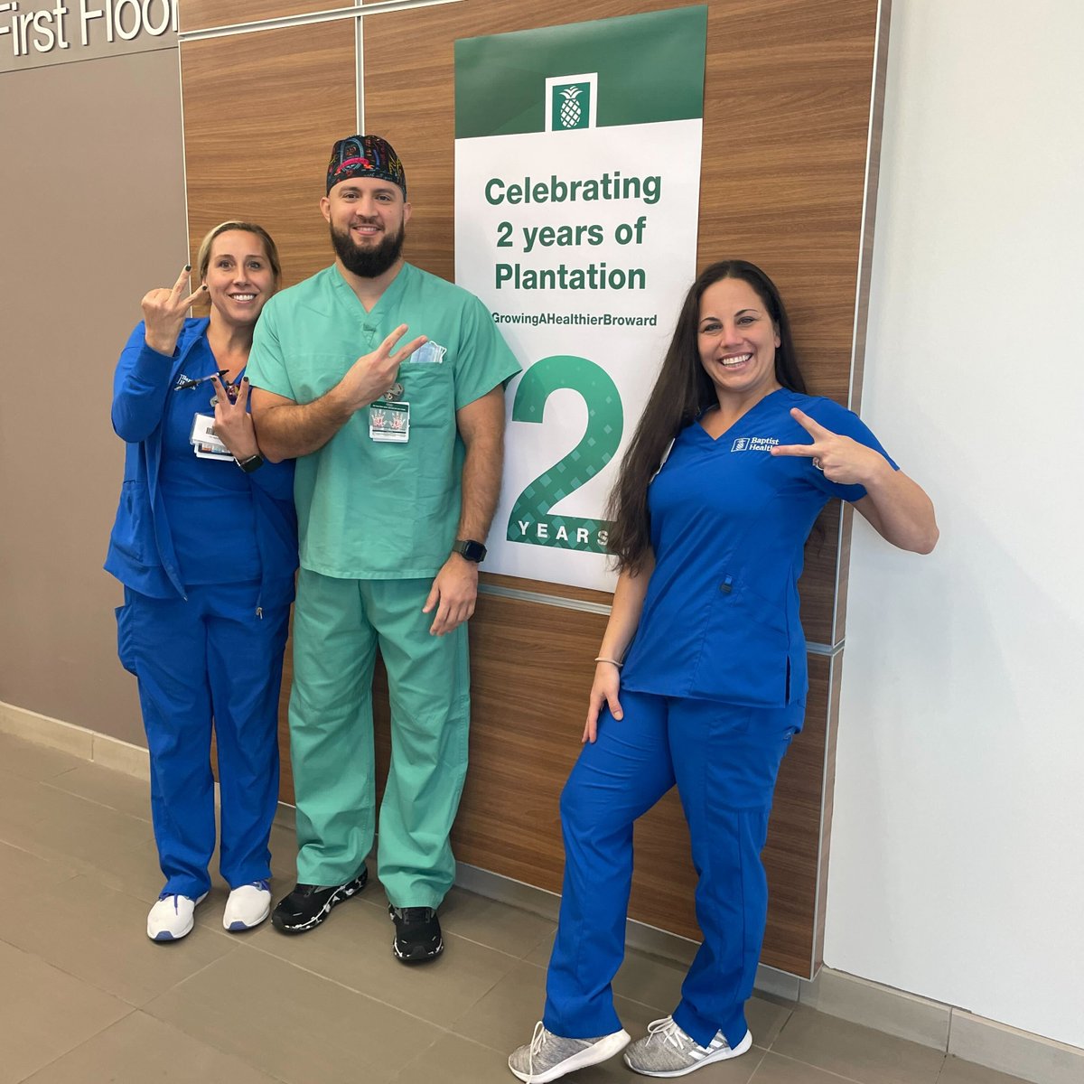 BaptistHealthSF's tweet photo. Today, marks the 2-year anniversary of the Baptist Health Wellness and Medical Complex in #Plantation. Thank you to all who have been a part of the success of our integrated healthcare facility! #GrowingAHealthierBroward https://t.co/U5XkO1PMtQ