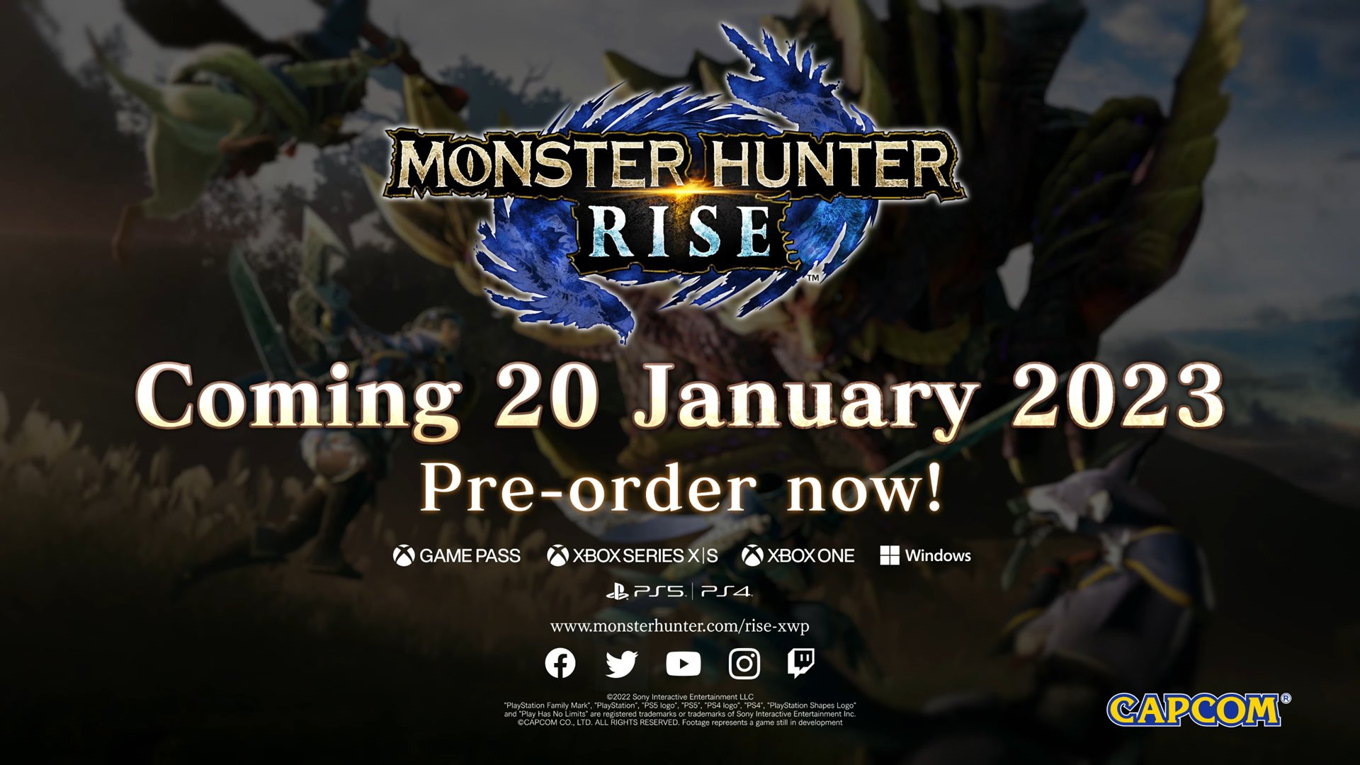 Wario64 on Twitter "it's official, Monster Hunter Rise comes to PS4
