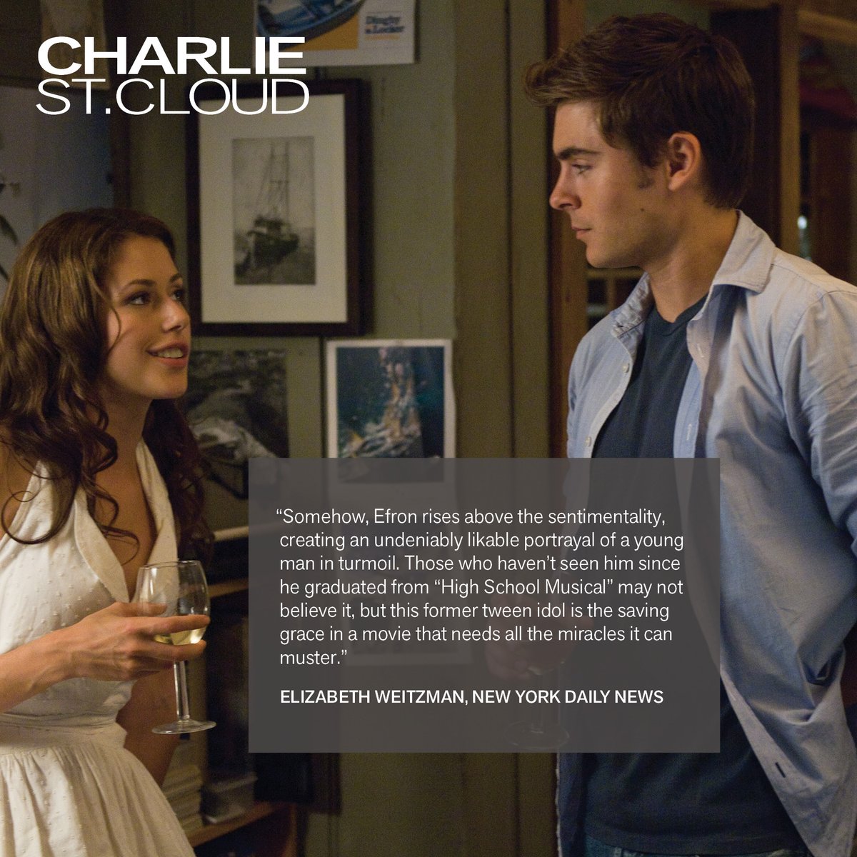 NotableZacEfron's tweet photo. “Somehow, Efron rises above the sentimentality, creating an undeniably likable portrayal of a young man in turmoil.”
#CharlieStCloud #CStC #TheDeathAndLifeOfCharlieStCloud #ZacEfron https://t.co/HDGOcyDZSs