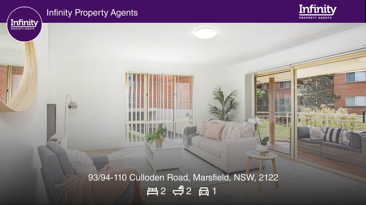 realestate_ipa's tweet photo. 🛌 2 🛀 2 🚘 1
📍 93/94-110 Culloden Road, Marsfield, NSW, 2122

Our latest available rental on RateMyAgent
https://t.co/030gxhjepD

...
#ratemyagent #realestate #Infinity_Property_Agents https://t.co/MDKKjkm5pV