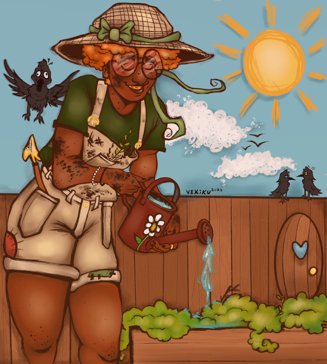VEXlKU's tweet photo. out in the garden 🪴
#art #artist #ArtistOnTwitter #artistsupport #artmoots #oc #ocart #characterdesign #characterart #character #illustration #gardening #gardener #scene #scenery #poccharacter #pococ #jackforrest https://t.co/Gnz2k0yoCT