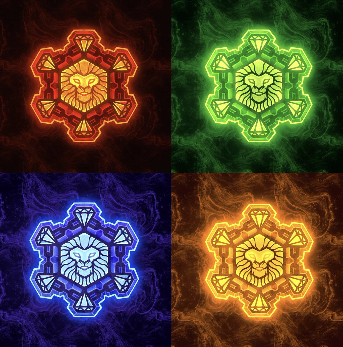 GrindGuildGG's tweet photo. Thanks @ISLAND_THUNDER @Deeee_Rod for the reminder that weโre nearing the 1yr anniversary of @CronosGrind ๐
For these #LionGrind NFTs, over 100 were claimed by #LoadedLion holders during the short claim period.
What colour is the most ๐ฅ?
#TheGrind #CronosGrind #SlowBuild https://t.co/BXYVDqeiUN